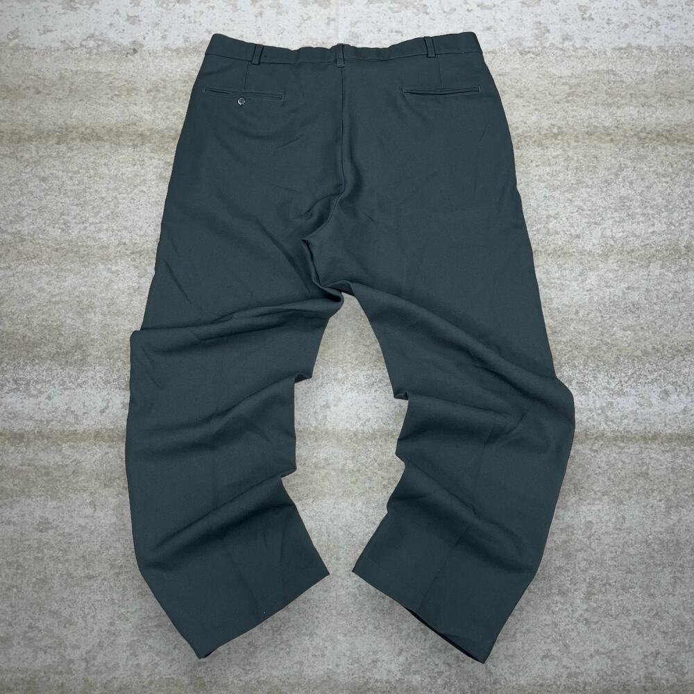 Vintage 90s Propper Khakis Pants 40x30 Baggy Wide Leg Olive Green Cotton